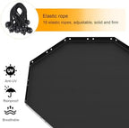 Selacca escape proof dog playpen shade cover keeping a puppy safe inside an outdoor exercise enclosure.