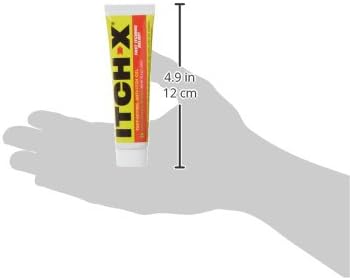 Compact travel size Itch-X anti-itch treatment for outdoor first aid kits.
