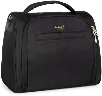 JuJuBe baby bottle cooler bag side view with shoulder strap