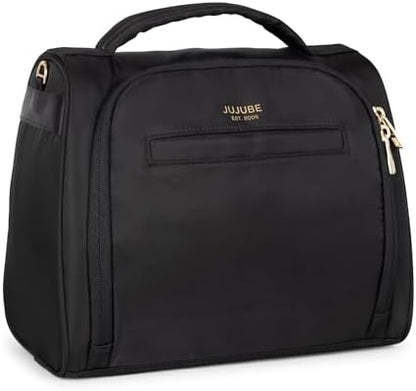 JuJuBe baby bottle cooler bag side view with shoulder strap