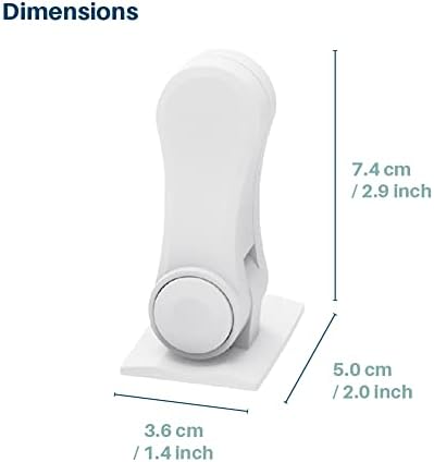 Inaya Child Proof Door Lever Lock, Baby Proofing Door Handle Lock, Minimalist Design, 3M Adhesive & No DrillingNeed, Child Safety Door Handle Locks (2 Pack) - Image 7