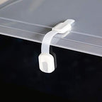 Vmaisi adhesive safety lock applied to a refrigerator door