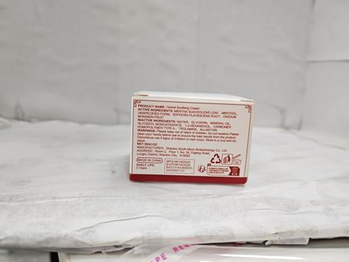 Bruiseweed soothing cream packaging showing all natural ingredients list