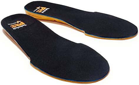 Anatomically contoured Timberland PRO replacement footbed showing arch support profile.