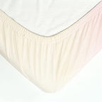 Hello Spud organic cotton changing pad cover laid flat