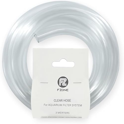 FZONE premium 5/8 inch polyurethane aquarium hose clear material close up