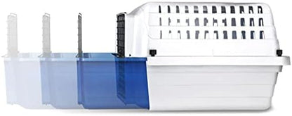 Van Ness anti anxiety pet travel crate completely assembled with tool free wingnuts and bolts.