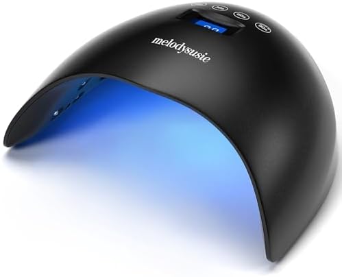 MelodySusie 48W nail lamp with LCD screen and timer buttons