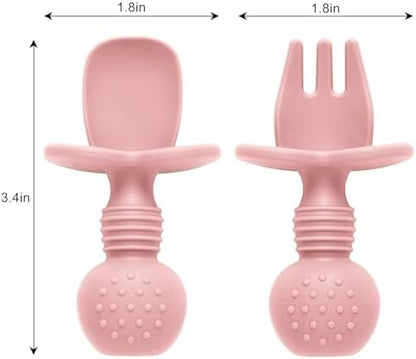 Close up of food-grade silicone utensil safety barrier design