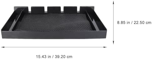 Mipcase salon tray organizer with removable black anti-slip silicone mat