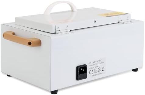 Professional dental and nail tool sterilization equipment setup