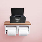 Moorfowl refillable baby wipes box side profile
