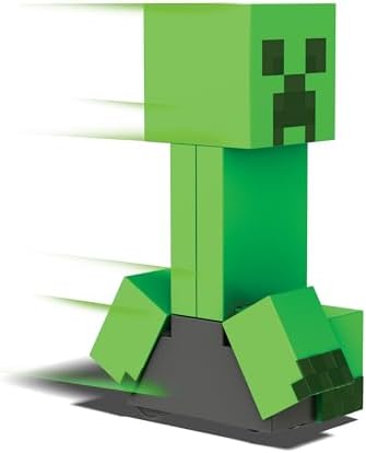Side view of Mattel Minecraft RC Creeper figure