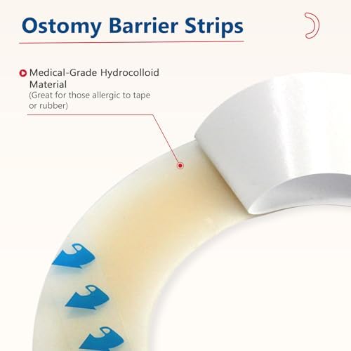 Latex free medical grade barrier rings and strips application side view