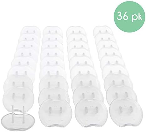 Close up of smooth finish baby safety outlet plug