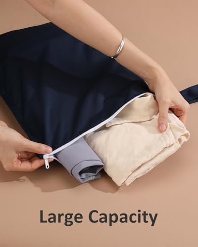 Waterproof Travel Wet Dry Bag for Baby Cloth Diapers, Swimsuit, Pump Parts, Pool, Gym Clothes, Toiletry, Strap to Stroller, Daycare,Food Storage and Wet Clothes P15-U - Image 5