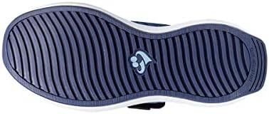 Top down view of black extra wide comfort shoes highlighting the wide opening for easy foot entry.