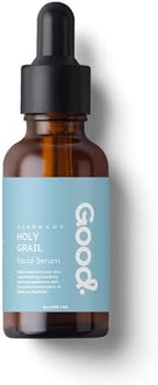 Good Organics facial serum lifestyle skin application display