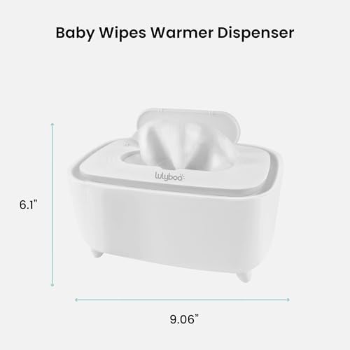 Top view of Lulyboo wipe warmer featuring soft silicone cover