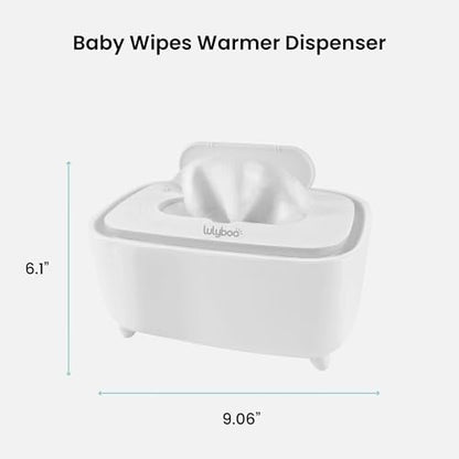 Top view of Lulyboo wipe warmer featuring soft silicone cover