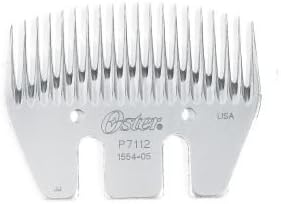 Oster 20 Tooth Shearing Comb front view for livestock grooming
