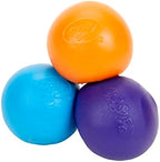 Crayola sensory toys clinging to a flat surface showing their mess-free grip capability.