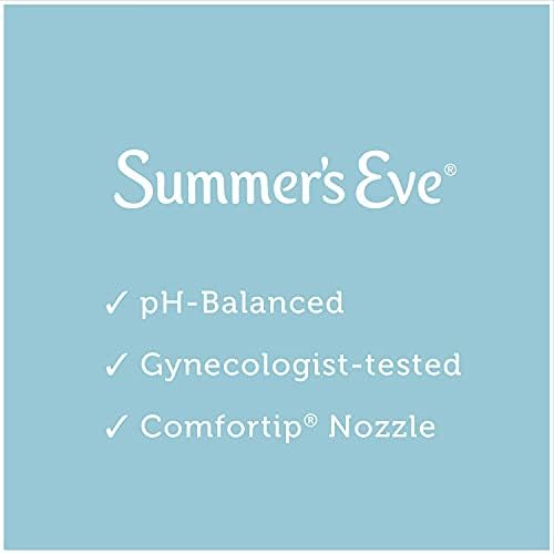 Side view of Summer's Eve 2 count box showing pH balanced benefits.