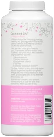 Imported Summer's Eve body powder pack for women's personal care in India.