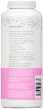 Imported Summer's Eve body powder pack for women's personal care in India.