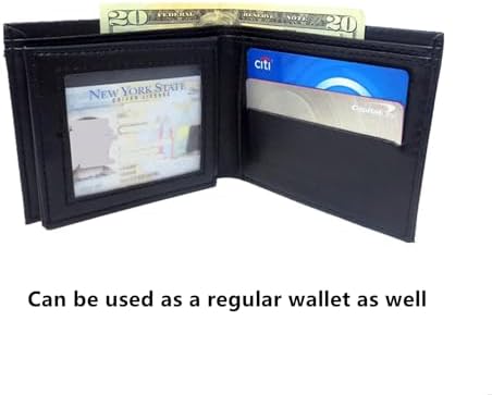 TSY TOOL fire wallet closed showing leather texture