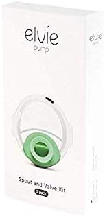 BPA free Elvie wearable breast pump replacement components set on clean surface