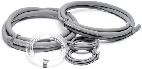 Ultum Nature Systems 12/16mm silicone filter tubing roll showing smoke grey color