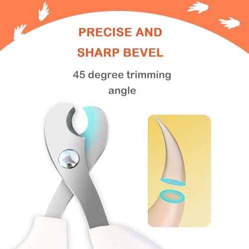 Rust resistant stainless steel pocket pet nail clippers with lubricated pivot