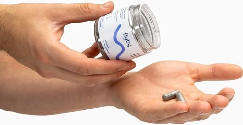 Flyby recovery supplement bottle displayed next to clean ingredients graphic