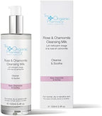 The Organic Pharmacy Rose And Chamomile Cleansing Milk pump mechanism closeup