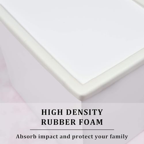 L-shaped corner protector on wooden table