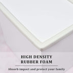L-shaped corner protector on wooden table
