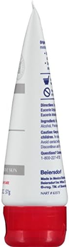 Portable 2oz dry skin cream tube softening extremely dry rough patches hands feet