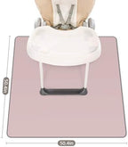 Close up view of the anti slip backing dots on the Blissful Diary baby splash mat.