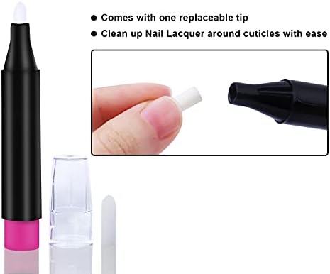 Nmkl38 refillable nail edge cleaning pen for manicure