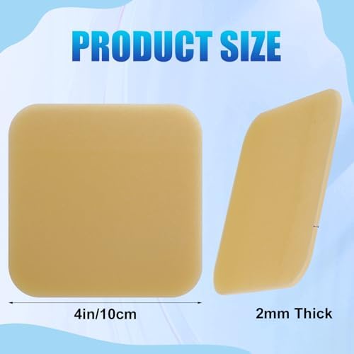 Side view of Geiserailie stoma care protective sheets highlighting thin and secure design profile
