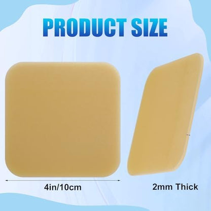 Side view of Geiserailie stoma care protective sheets highlighting thin and secure design profile