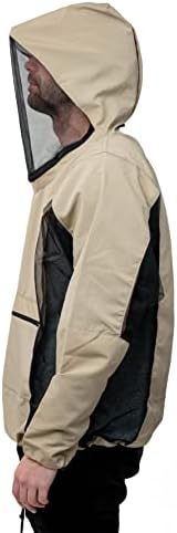 Unisex insect protection jacket breathable mesh panels