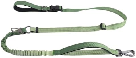 Kubemueg bungee dog leash with adjustable waist belt