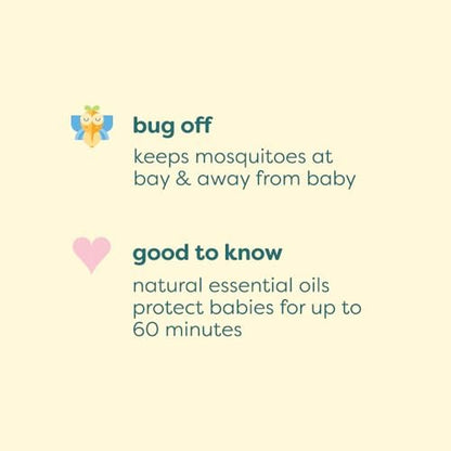 DEET free Babyganics essential oil mosquito repellent for toddlers and kids
