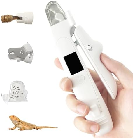 Nailcuttert rechargeable lizard nail trimmer with bright safety LED light illuminated