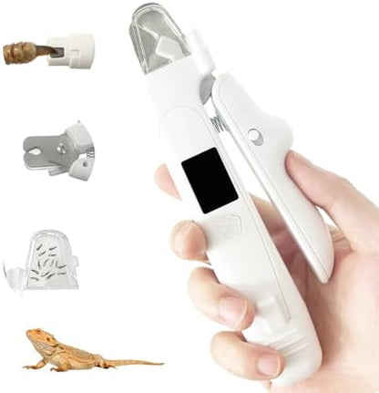 Nailcuttert rechargeable lizard nail trimmer with bright safety LED light illuminated
