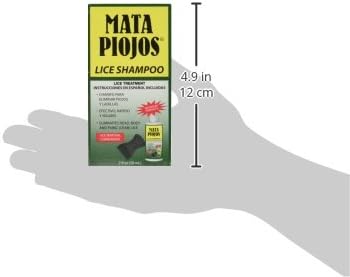 Authentic USA imported Mata Piojos parasiticidal shampoo for head lice