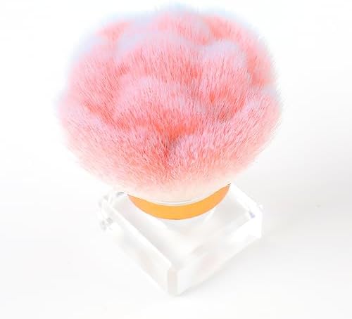 Angnya nail cleaning brush with clear acrylic handle