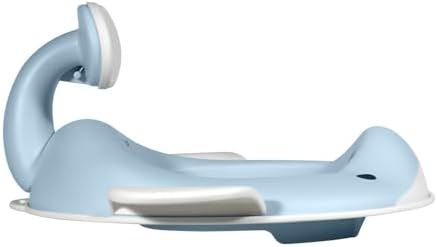 Kindsgut lightweight kids toilet seat being hung up for easy bathroom storage